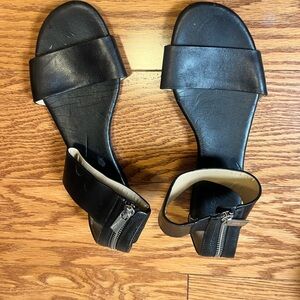 Michael Kors Black Sandals Minimalist Design